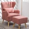 pink sofa