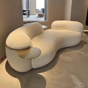 curved sofa